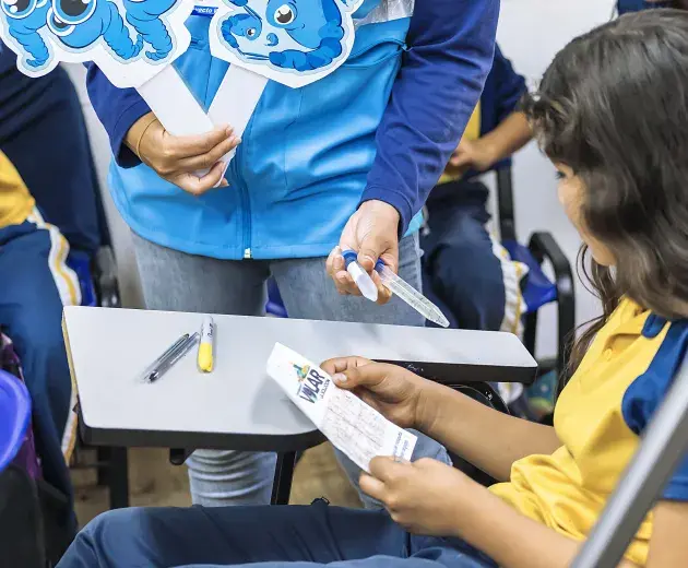 Crianças da comunidade