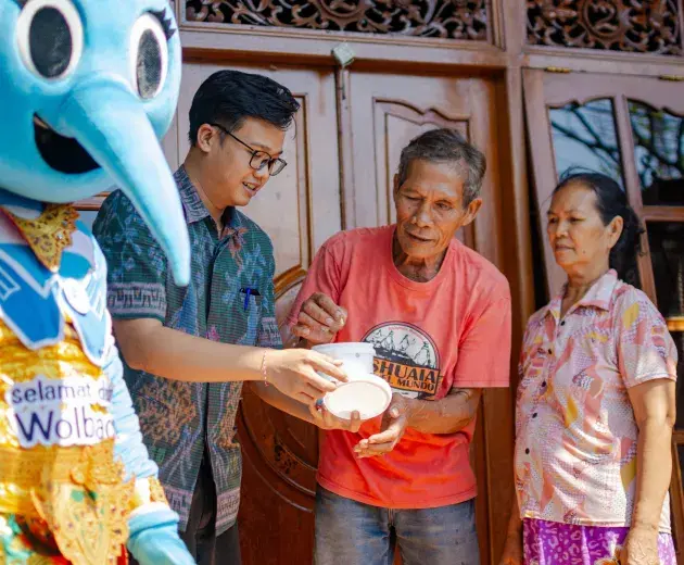 Envolvimento da comunidade Bali