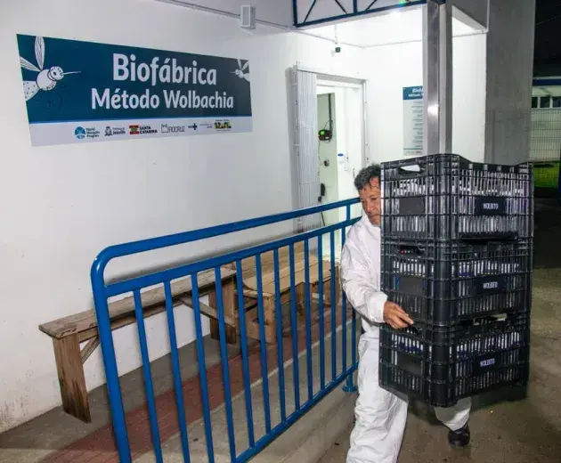 Voluntário da Wolbtio do Brasil