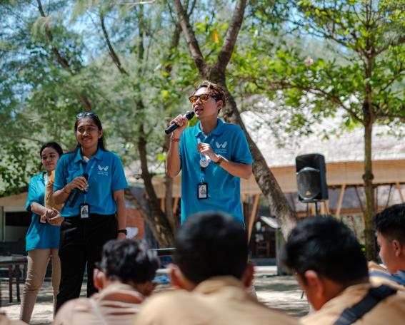 Envolvimento da comunidade em WMP Bali