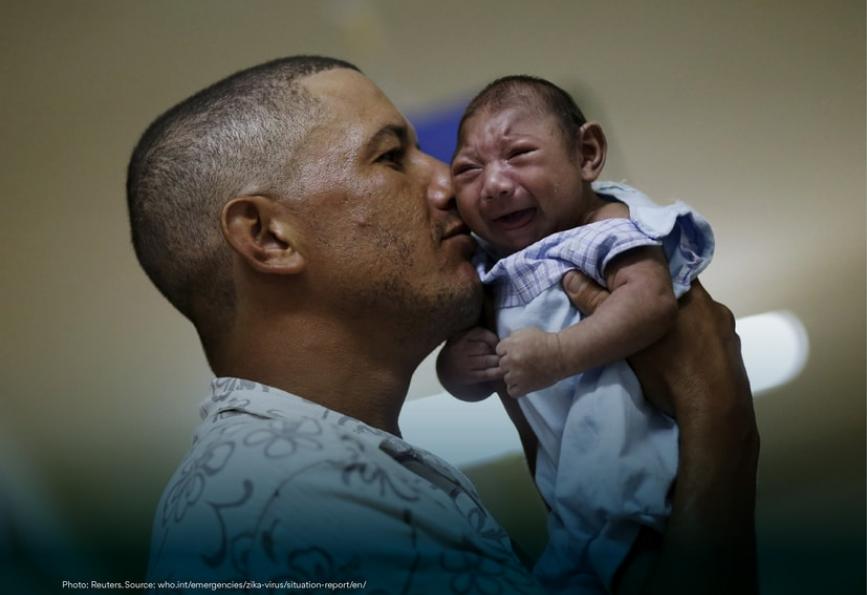 Zika pai bebê