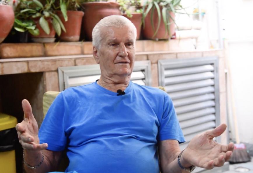 Sr. Jair Aldy, um voluntário da comunidade Brasil