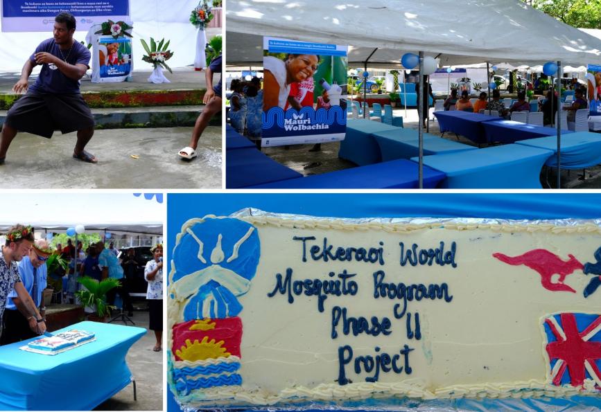 Fotos da cerimônia de abertura da fase 2 do World Mosquito Program em Kiribati