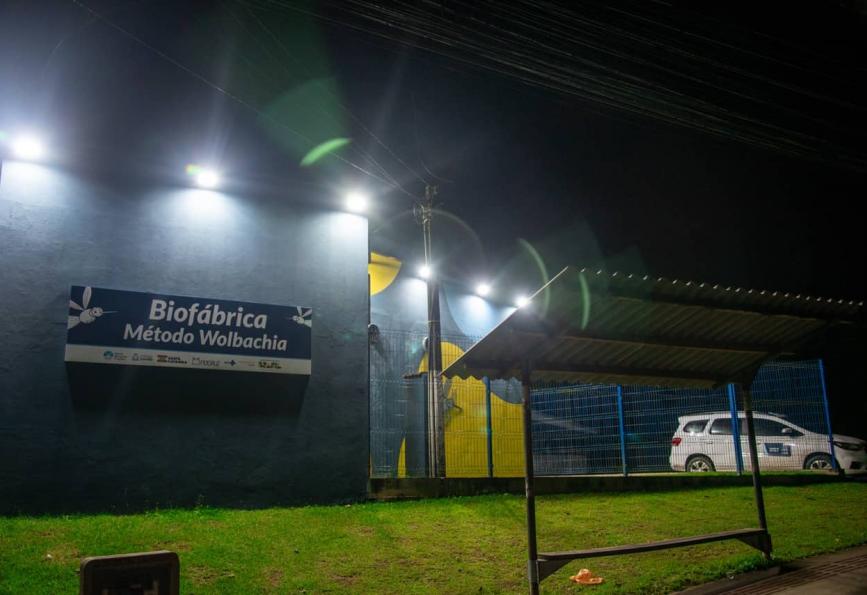 foto externa da fábrica de produtos biológicos da wolbito do brasil