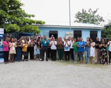 Foto de grupo do Timor-Leste com o WMP